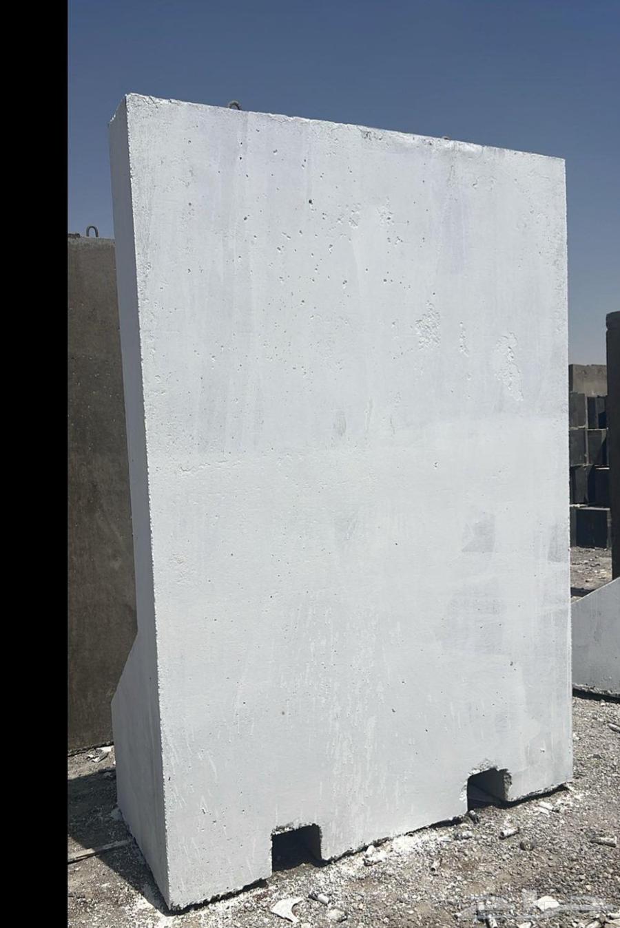 Implementation of concrete Jersey security barriers lighting foundations64207492957314110