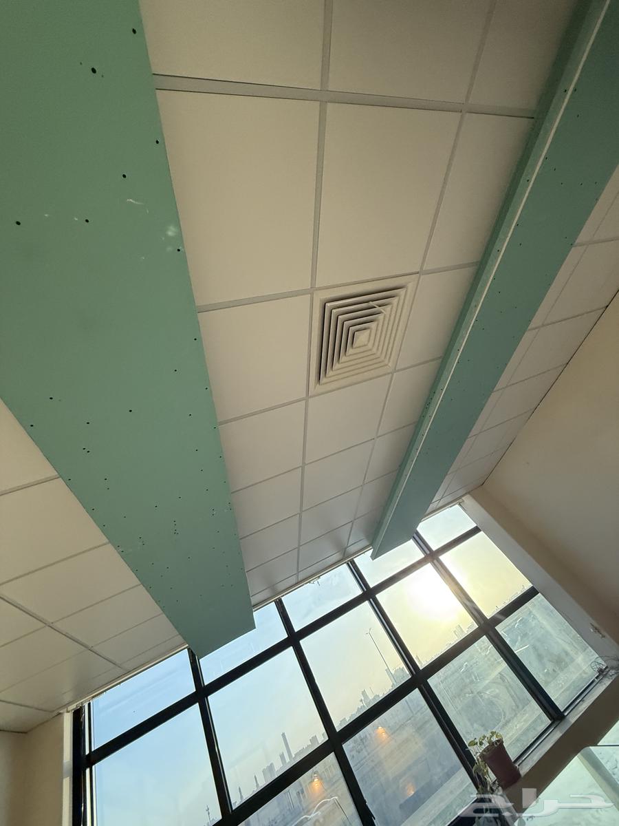 Suspended ceiling squares measuring sixty by sixty64597629543555110