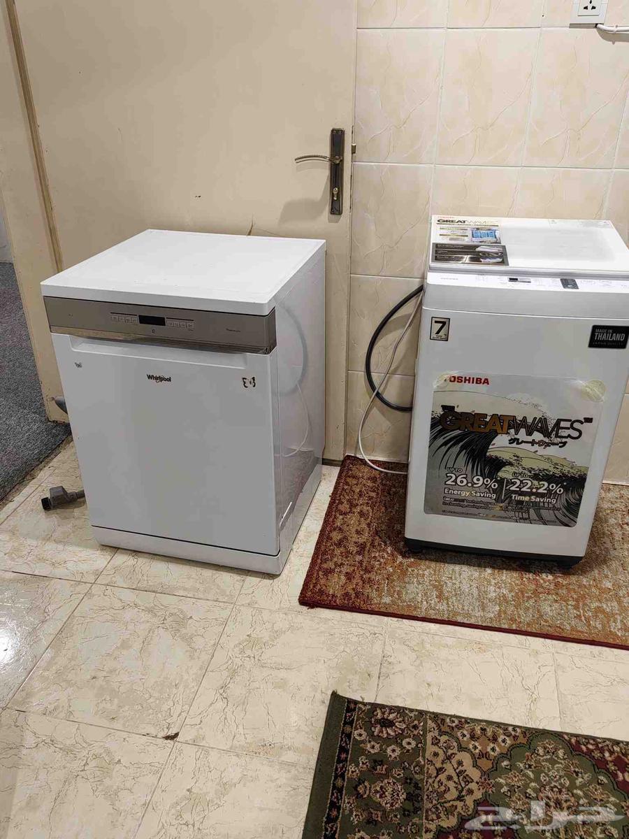 غسالة صحون whirlpool   غسالة ملابس اتوماتيك 7 كيلو قطع غيار64208998481282110