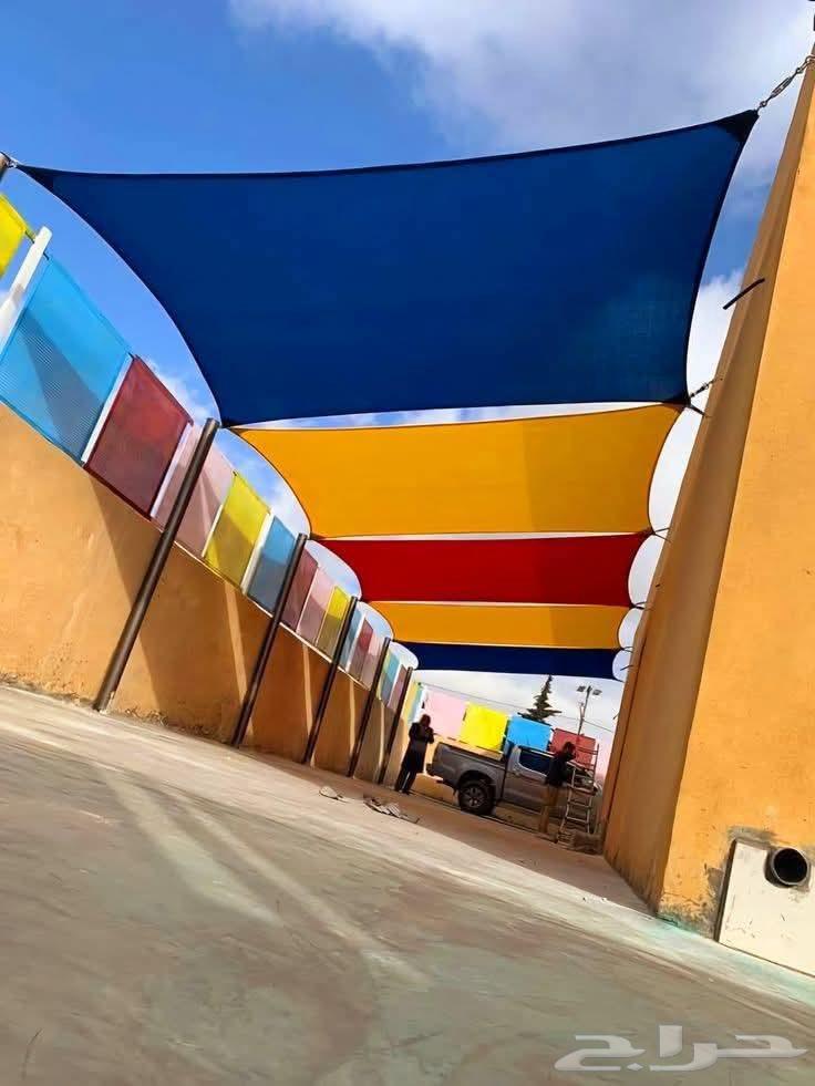 تركيب مظلات خيام قماش pvc64208162627458111
