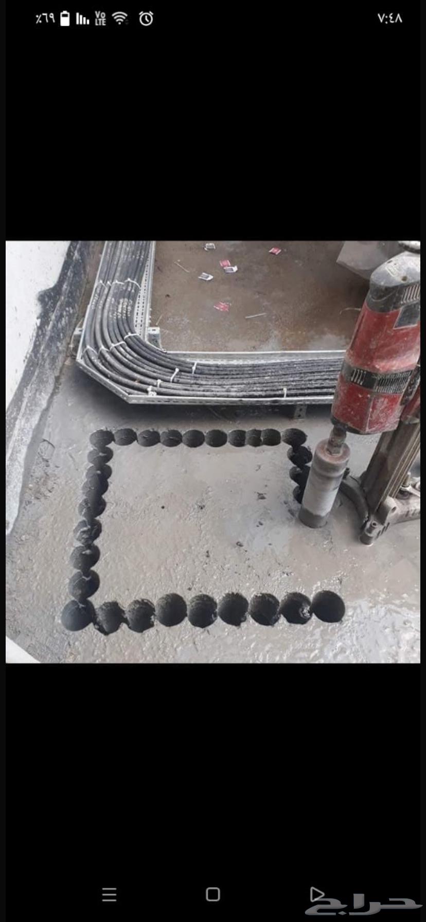 Core drilling for concrete and wall penetration, laser core holes with good price64208163358595114