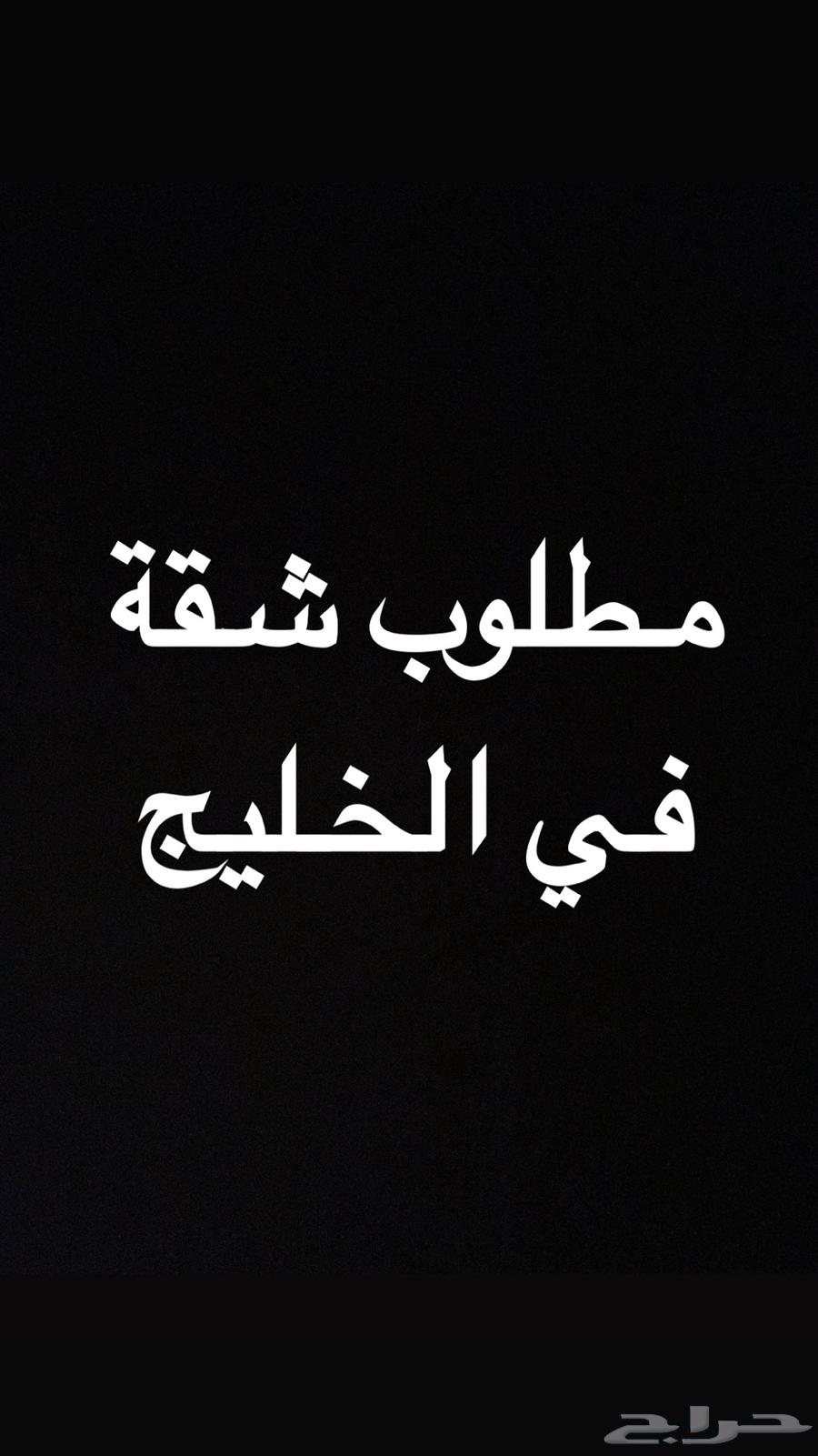 مطلوب شقة في الخليج او الريان64197376610945110