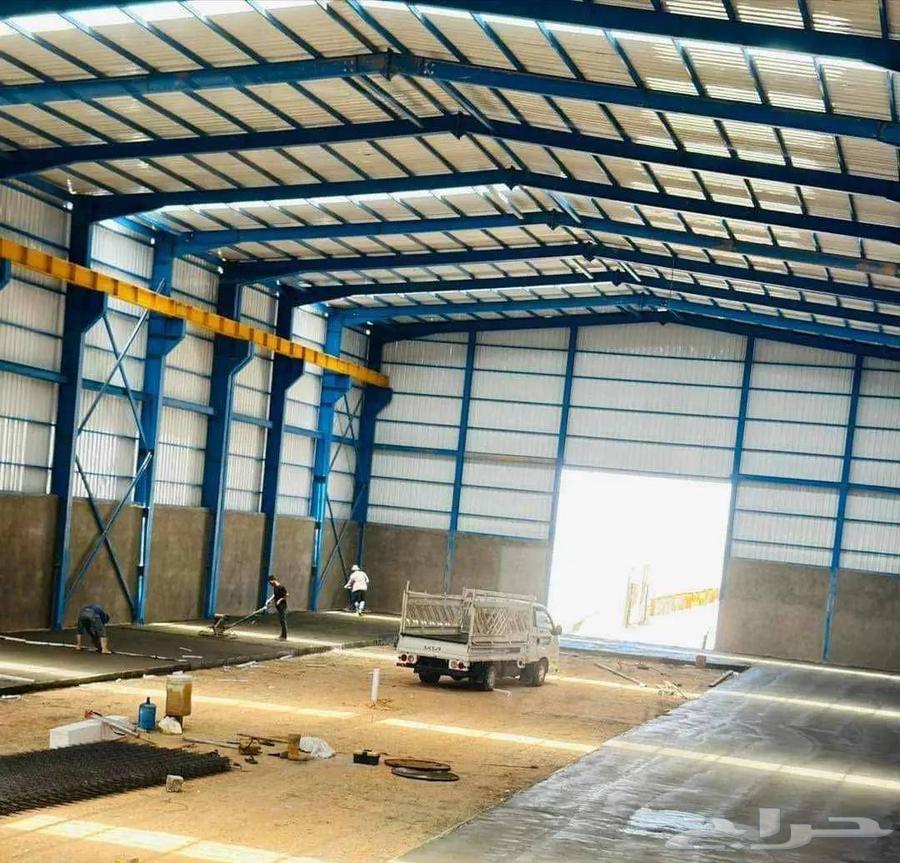 هناجر ومصانع ومستودعات ومواقف السيارات ومضلات وجميع أعمال ال64209677023233114