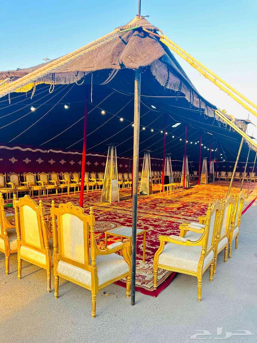 تاجير وتجهز المخيمات تاجير بيوت شعر تاجير اخيام جميع المقسات64211392346499114