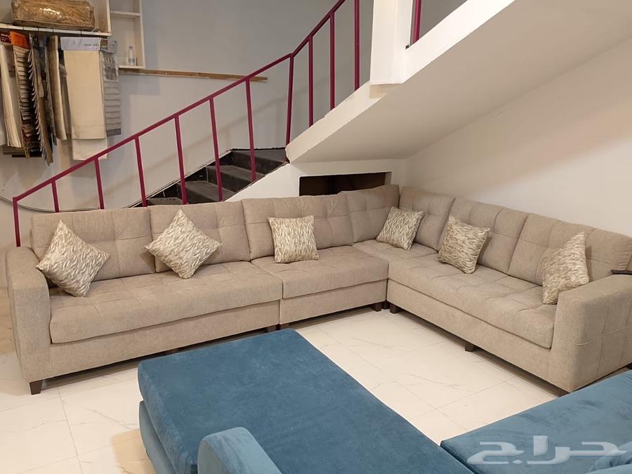 تنجيد وتفصيل كنب حسب طلب الزبون متوفر جميع الموديلات64211819771779112