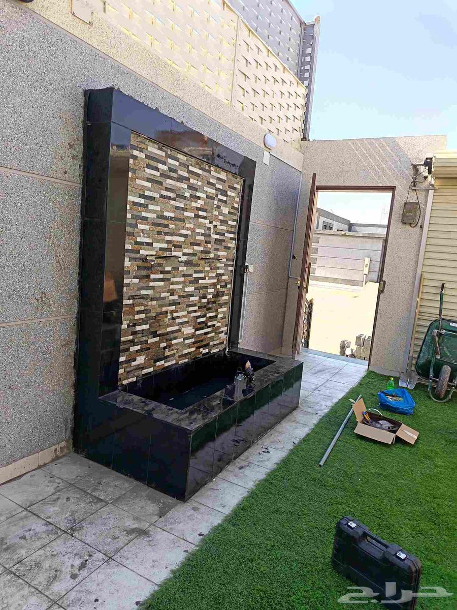 Waterfalls, fountains, walkways, shaded areas, garden landscaping, planting pools, plastering, buildings64211817553921113