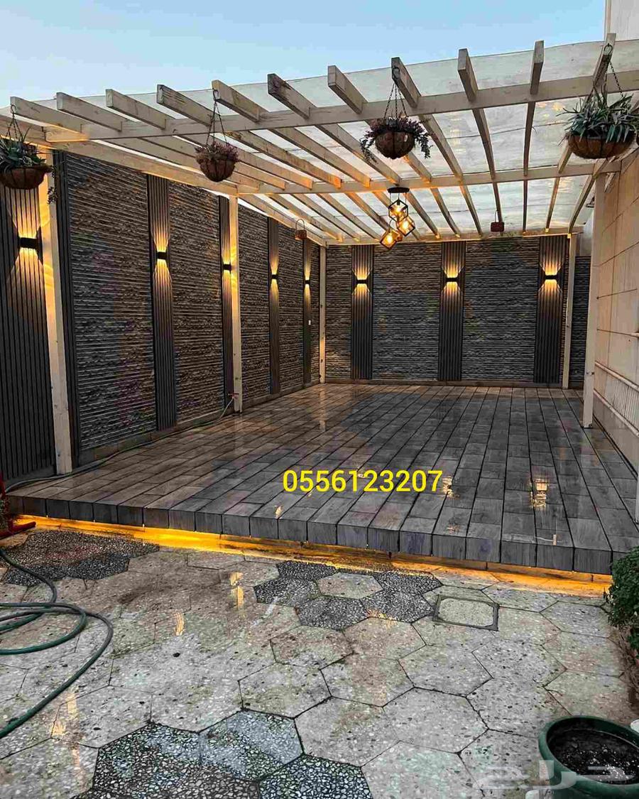 Landscape design, shades, waterfalls, and seating areas64210974398850114