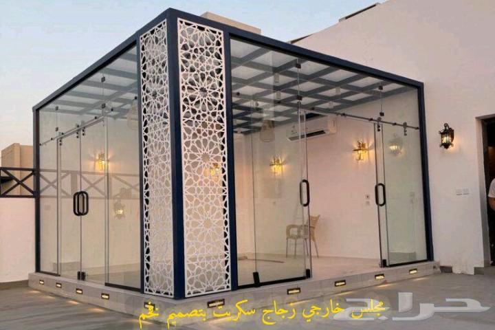 تركيب زجاج واجهات زجاج تركيب مكاتب زجاج درابزين شاورات زجاج64210748937218110