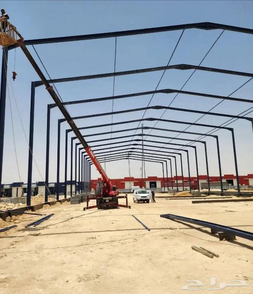 هناجر ومصانع ومستودعات ومواقف السيارات ومضلات وجميع أعمال ال64209677023233111