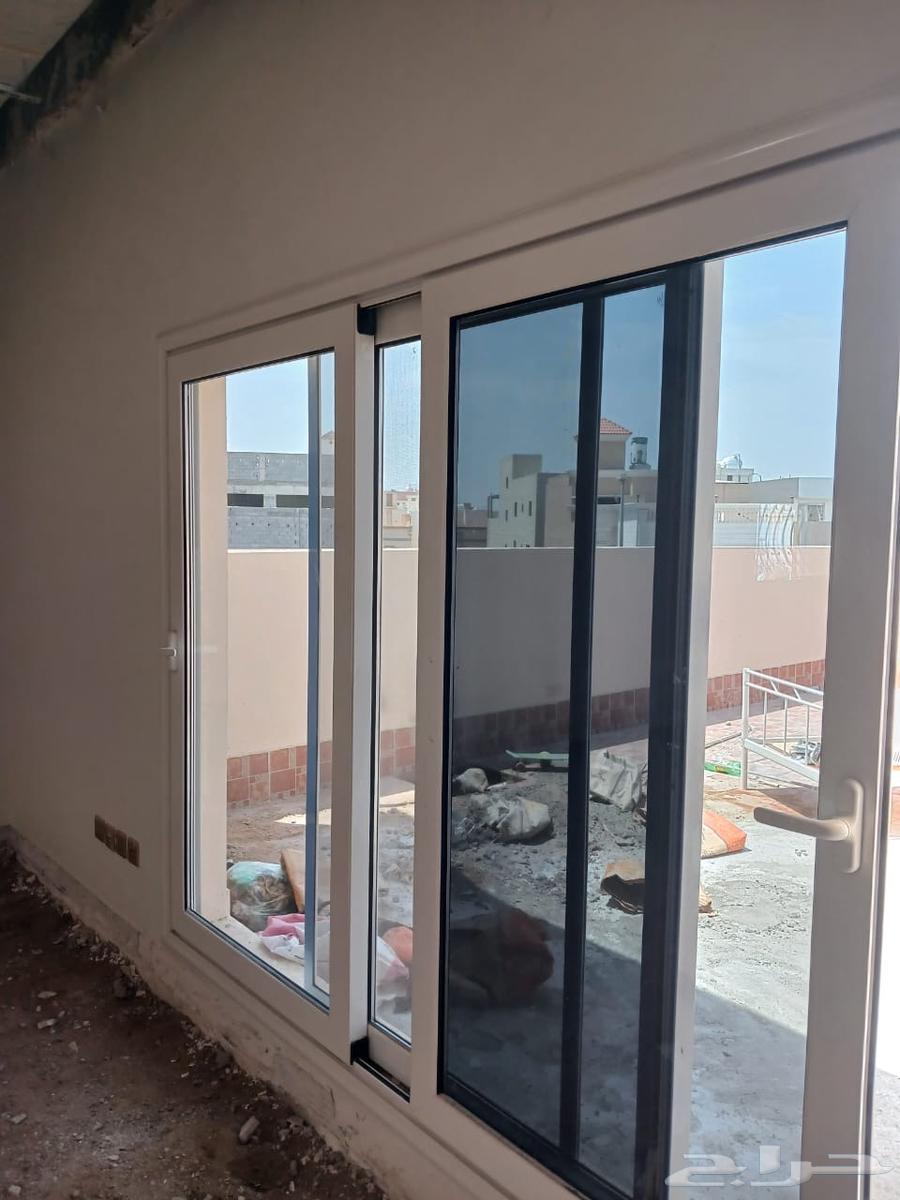 أعمال المنيوم شبابيك وأبواب ووجهات زجاجيه64211170738562110