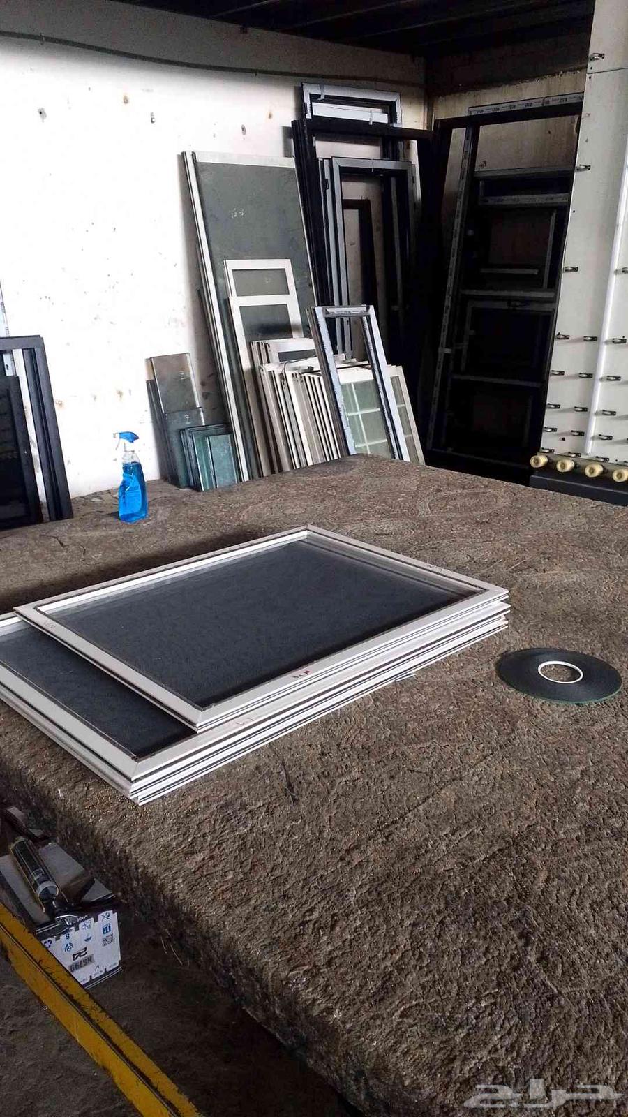 ورشه المنيوم عداد باب شبابيك غزاز كله شيء ان شاء الله موجود64213060590850113