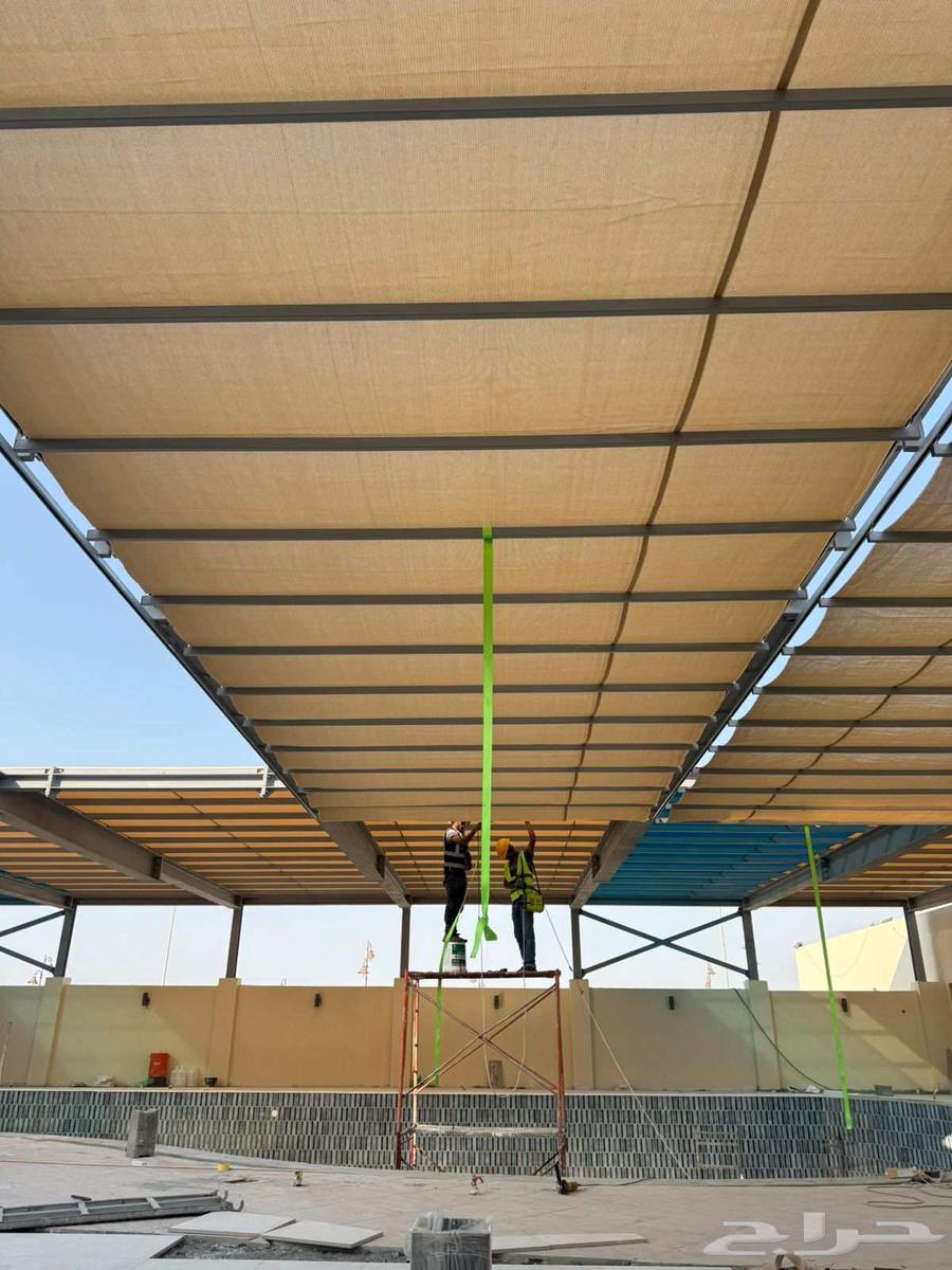 Shade structures, exterior cladding, and insulated sandwich panels for heat and sound64214347615235110