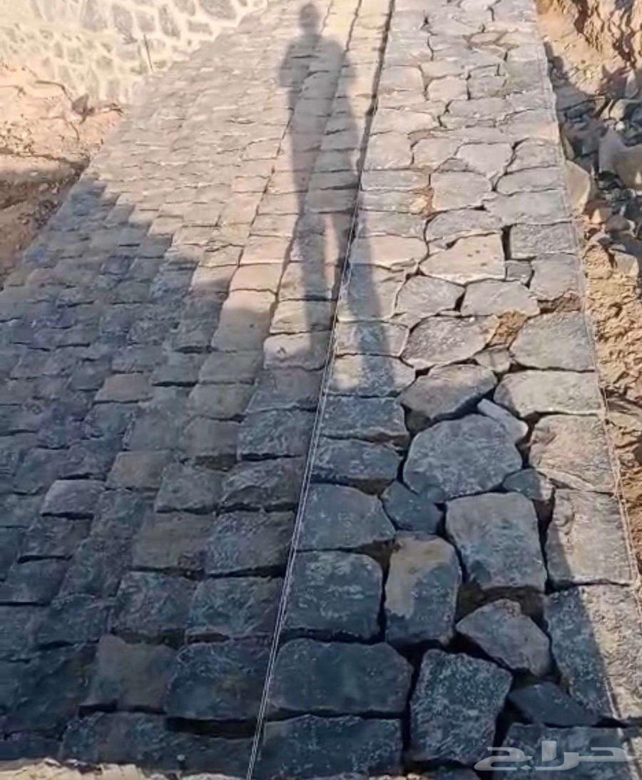 مقاول حجر طبعي مدرجات جدارن مجاري سيول تلبيس ارضيات جميع64213479418755111