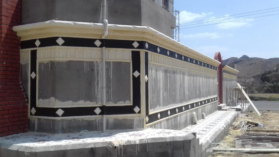 معلم ديكورات خارجيه مع اسمنت بديل الحجر64214346528385112