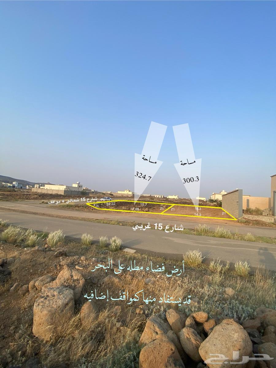 أنصاف أراضي مميزه الحريضه 75 الف - 80 ألف64216455418881110