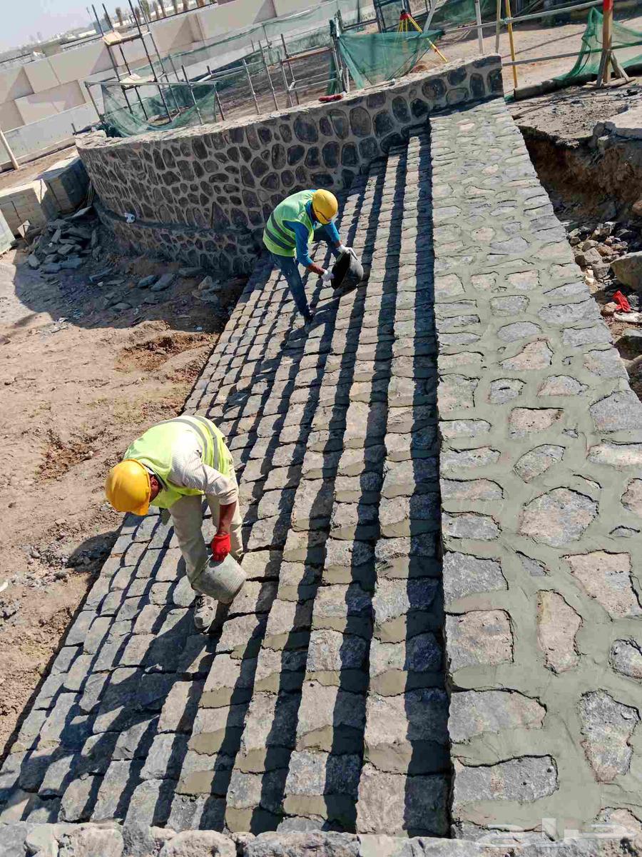 مقاول حجر طبعي مدرجات جدارن مجاري سيول تلبيس ارضيات جميع64213479418755112