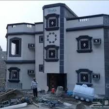 Exterior stucco and marble cladding work64214349838849111