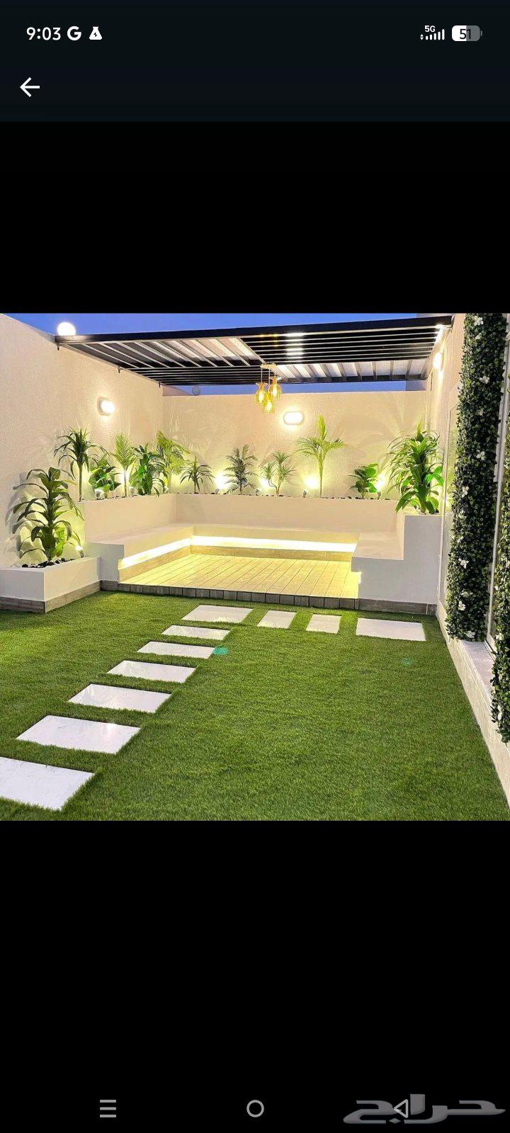 معليم نجيله صناعي ملاعب خدقه دكؤر خشب جداري داخلي خارجي64214347226497114