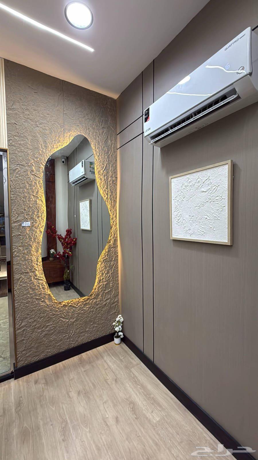 ديكورات مداخل مرايات رفوف اضاءه64212645835137114