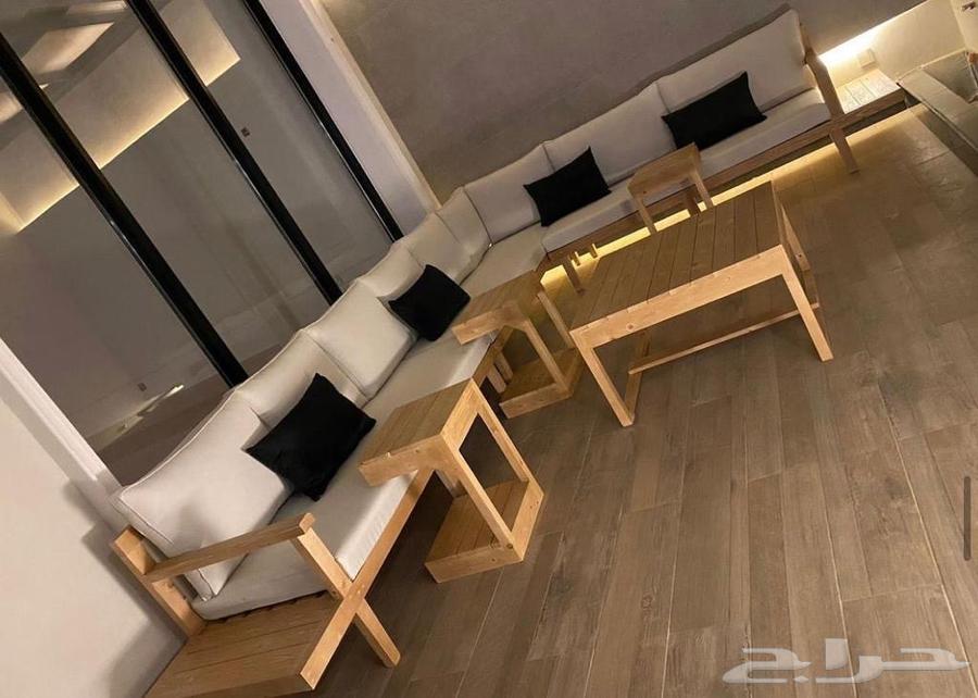 جلسات خارجية خشب وحديد تفصيل جاهز   جودة عالية وتصميم أنيق64225456696193111