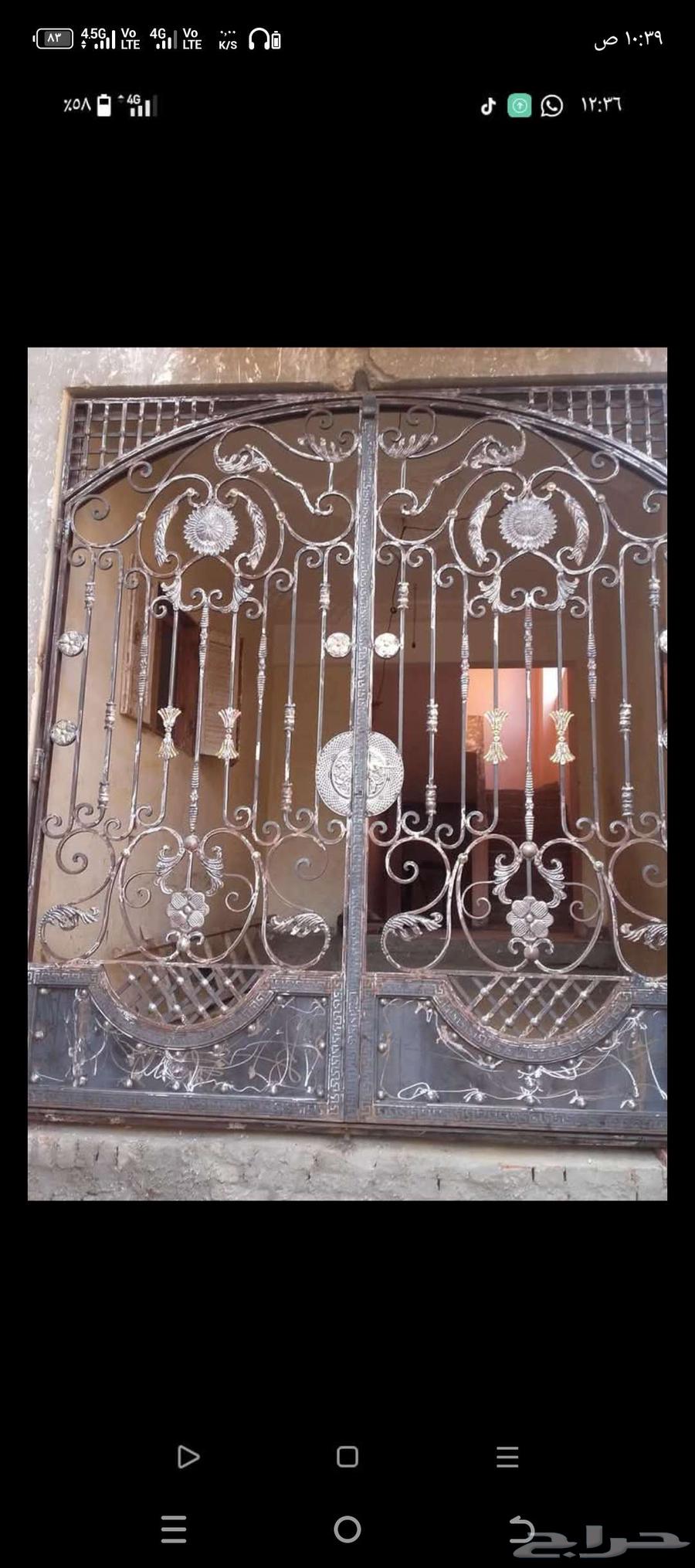 معلم حداد كريتال ابواب وشبابيك وجميع انواع الهناجر والمظلات64216946927361110