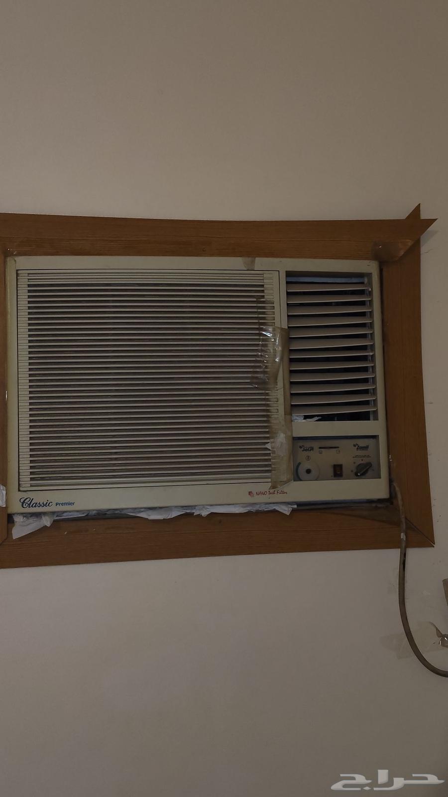 Zamil air conditioner works 24 hours, cold as ice, Allah willing, gypsum board, refrigerator64216948022019110