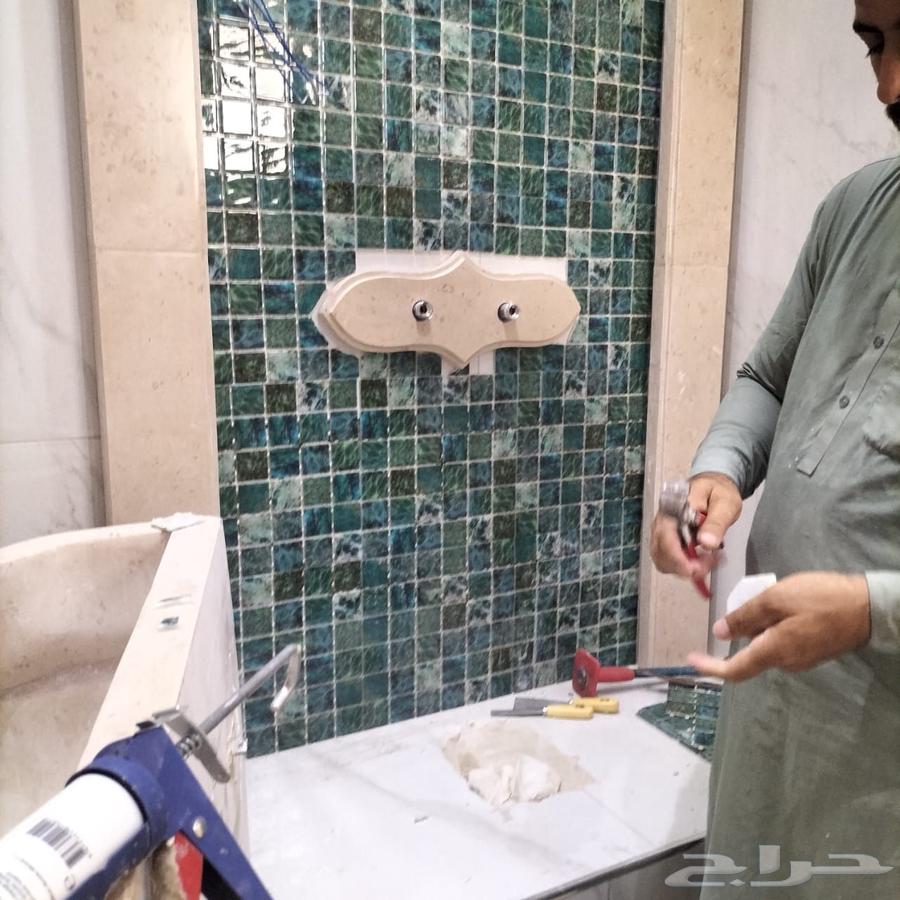 تركيب ديكور خرده في الحمام64217878914306110