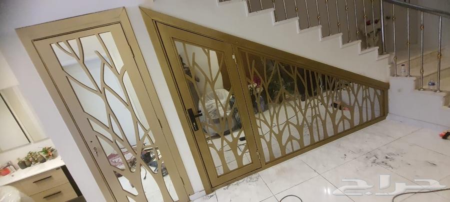 شبا الباب حديد والمونيم واج ات ش ر زن قراميت دروزان64239759231746114