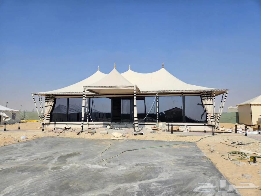 Setting up camps with plumbing and electricity64217410496258111