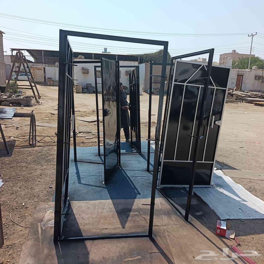 Jeddah blacksmith workshop, Herzat, custom door of any size, God willing64217878711938111