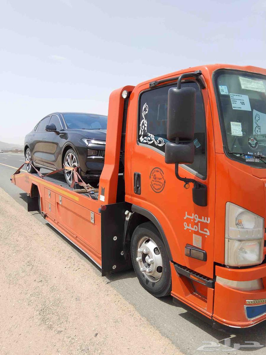 Normal flatbed for transporting cars to all areas of the kingdom64225271096834114