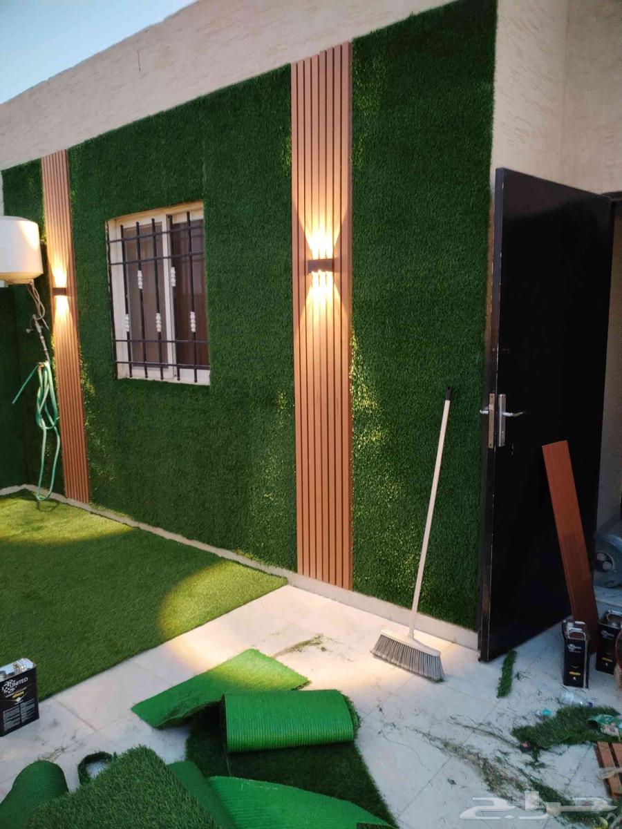 تنسيق حداىق وتركيب الخشب الجدار بجمع انواع64217412130561114