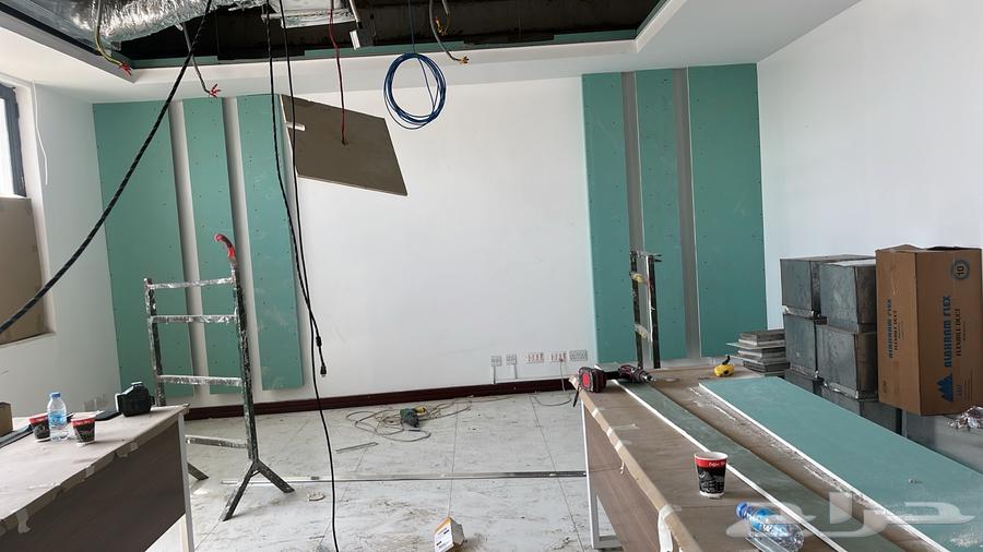 معلم جبس بورد سمنت بورد سقف مستعار64225642438787113