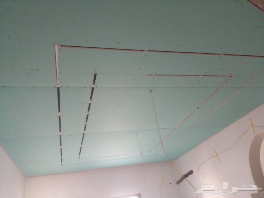 معلم جبس بورد اسمنت بورد اسقف مستعاره ديكور شاشات64218306471939111