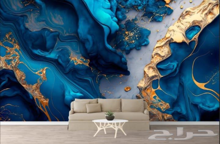 ورق جدران ثلاثي الابعاد دهانات64225452429570110