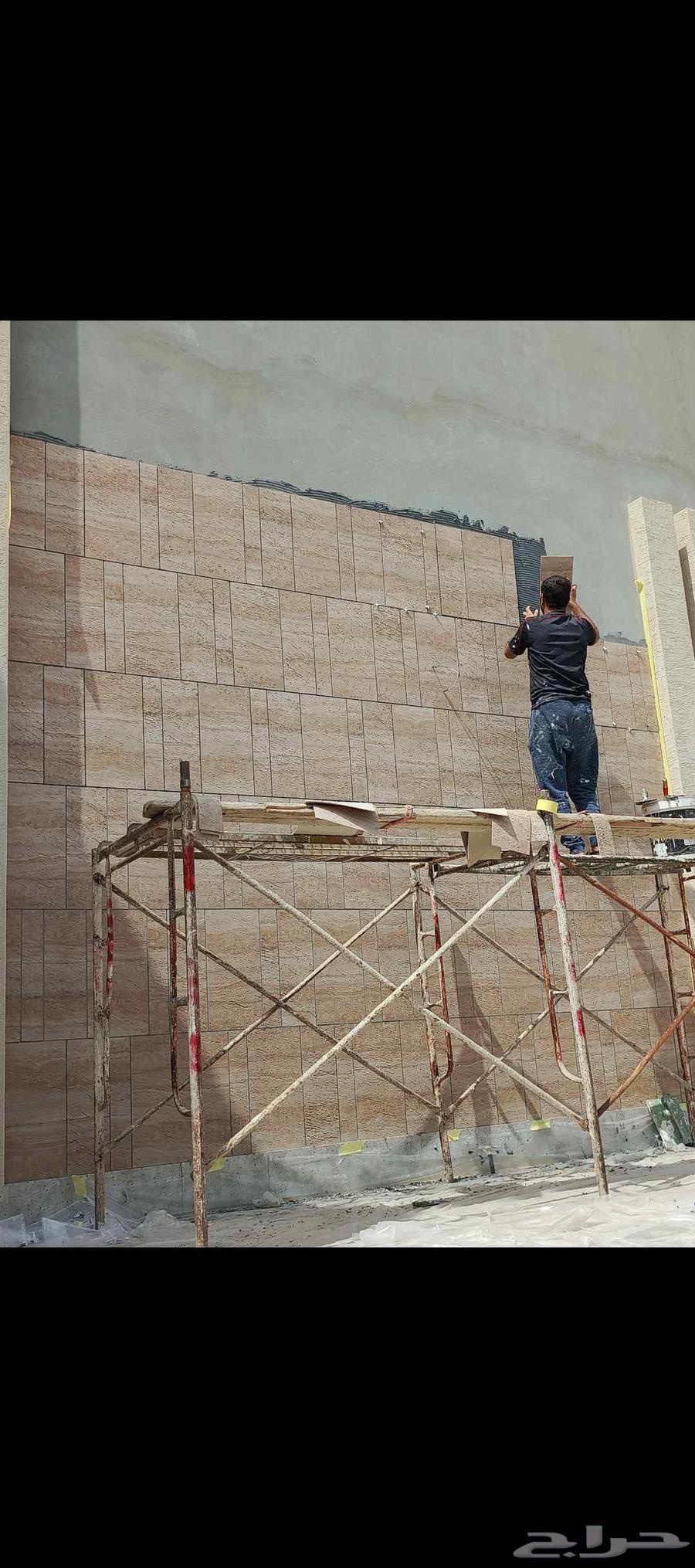 Installation of clay sheets, interior or exterior stone sheets64228825926658111
