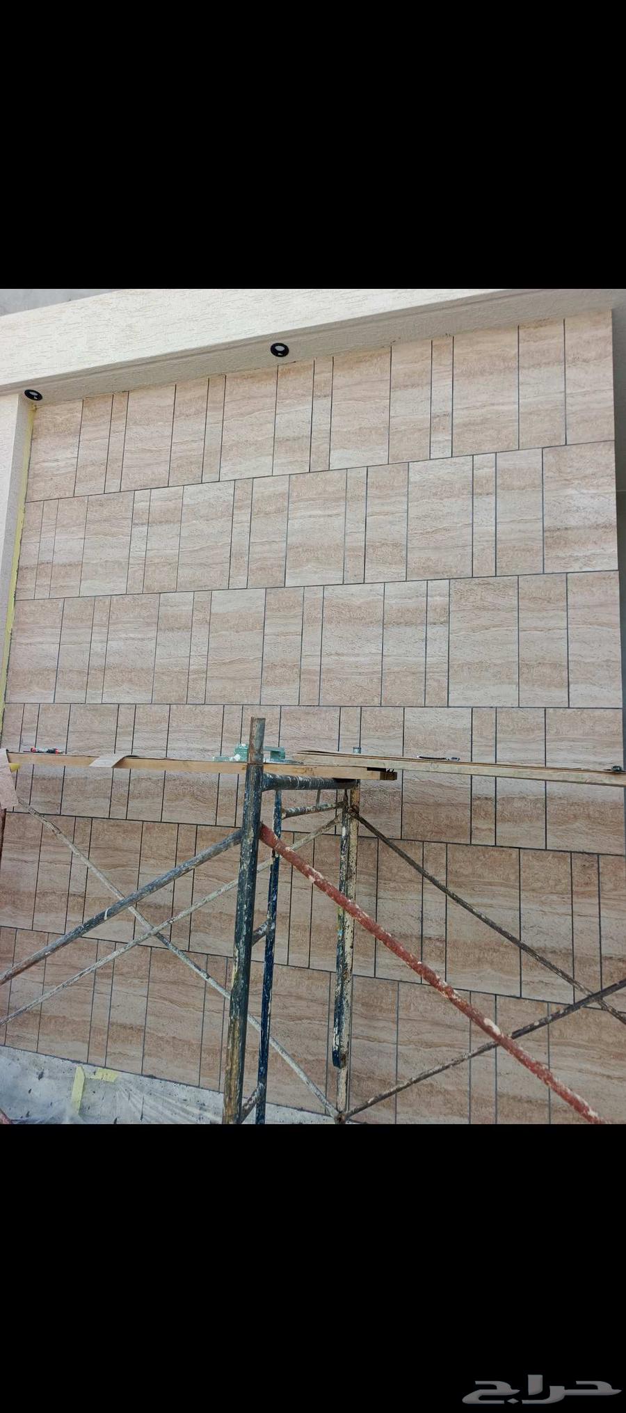 Installation of clay sheets, interior or exterior stone sheets64228825926658110