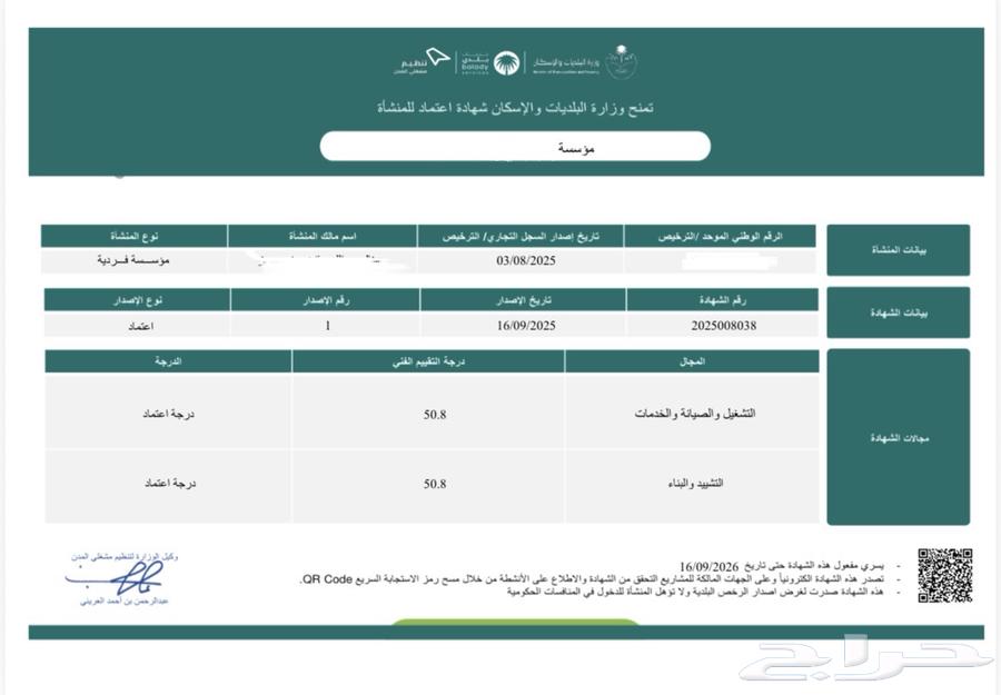 اصدار تصنيف مقاولين64229554936449110