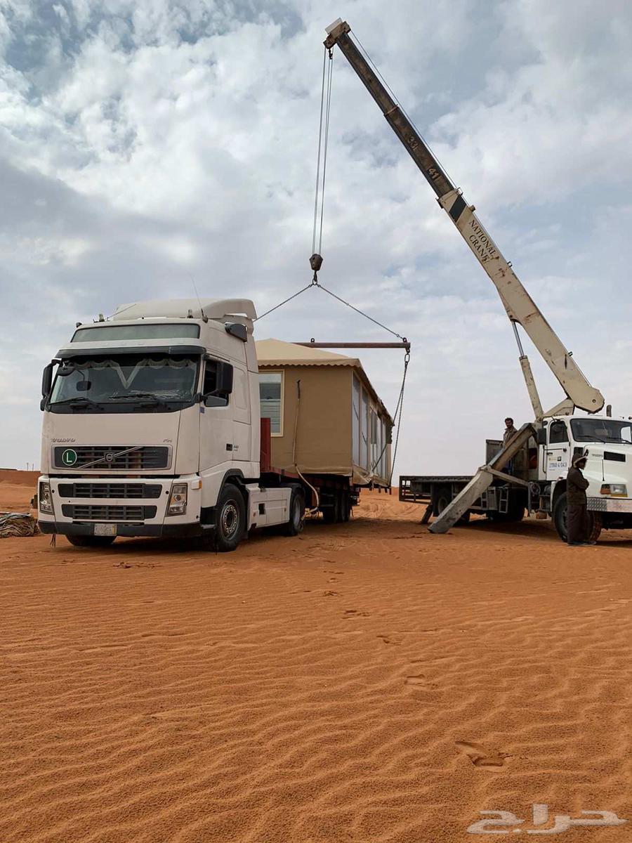 نقل الكرفانات والمخيمات ولبيوات الجاهزه مولدات بركسات64229385625859112