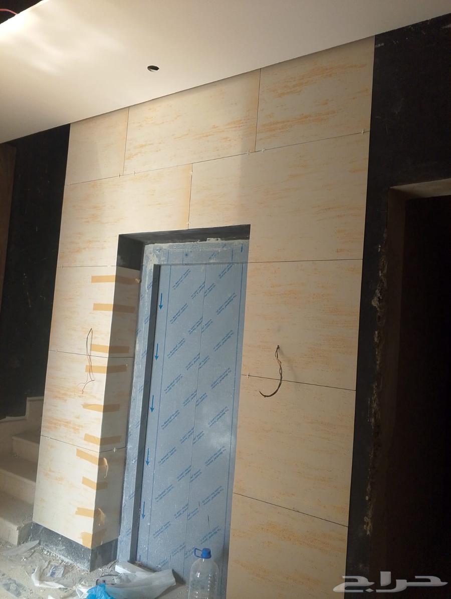 Installation of clay sheets, interior or exterior stone sheets64228825926658113