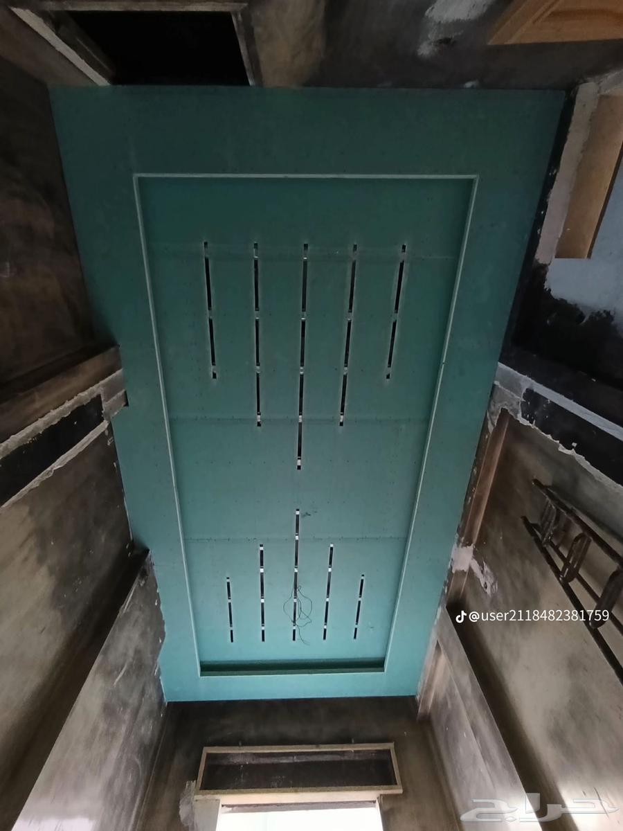 جبس بورد و سقف مستعار أسمنت بورد مع  مواد سعر مناسب و جوده64228637289731114