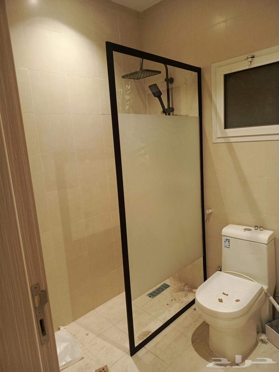 معلم زجاج حمام شاور زجاج صابت زجاج جد  حمام شاور ابواب دربزا64228466908547111