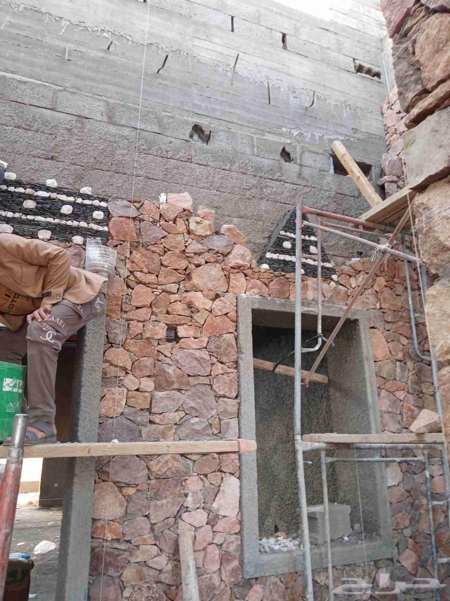 مقاول حجر تلبيس بناء. رص اراضي.64229182691202110