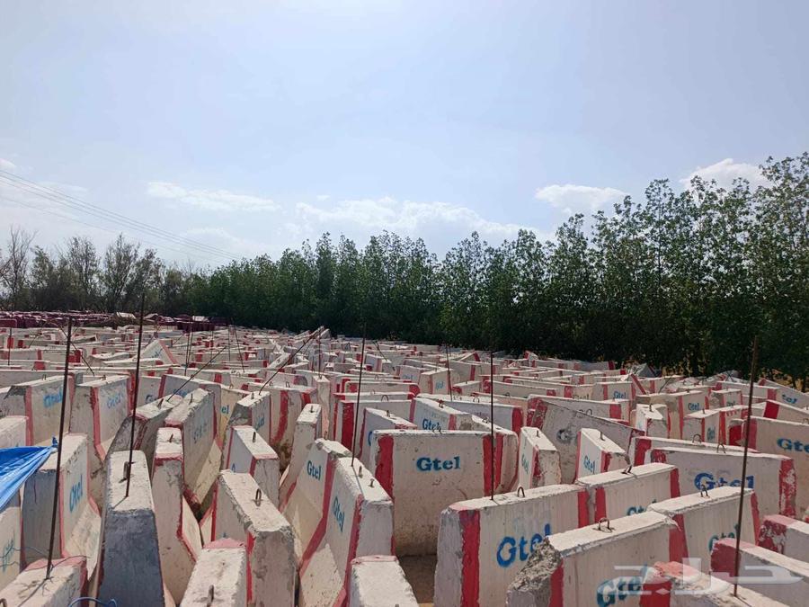 حواجز خرسانيه 1 90 سنتي العدد 1150 حبه64239969208449110