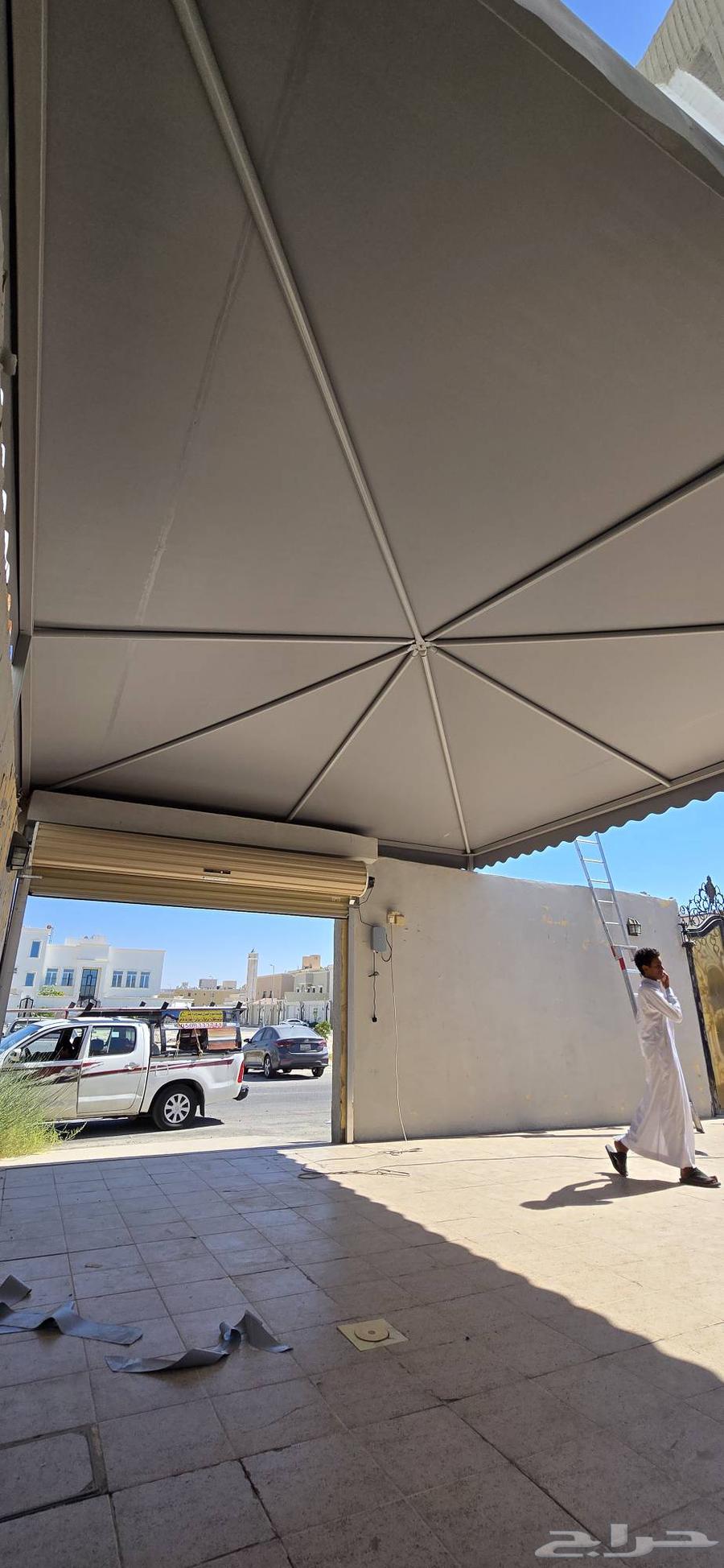 مظلات سيارات القطيف تركيب سواتر مظلات الدمام القطيف الخبر  ع64239760357121114