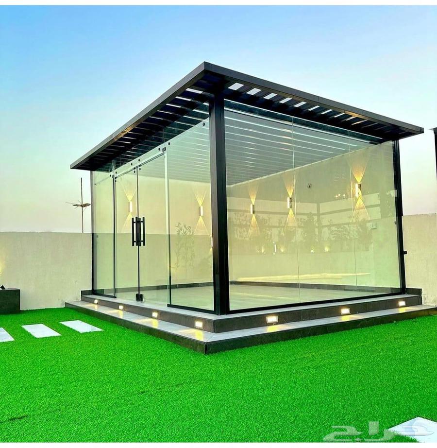 عمل هناجر ومظلات ومجالس قزاز وتنسيق حدائق64168450981507110