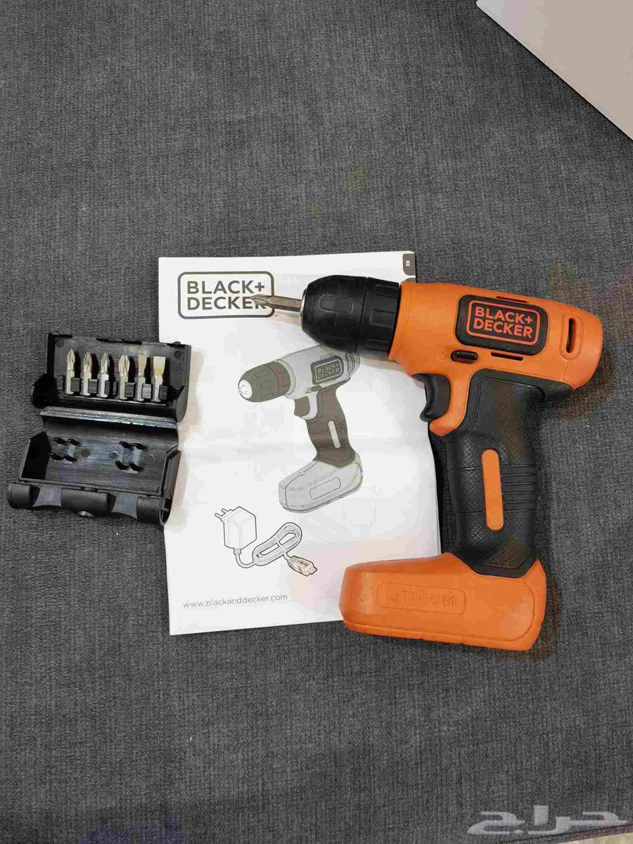 مبرد BLACK DECKER و دريل لاسلكي64610803633538114