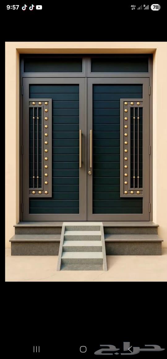 شغل حديد باب ليزر مظعلات ستارا64167857724162114