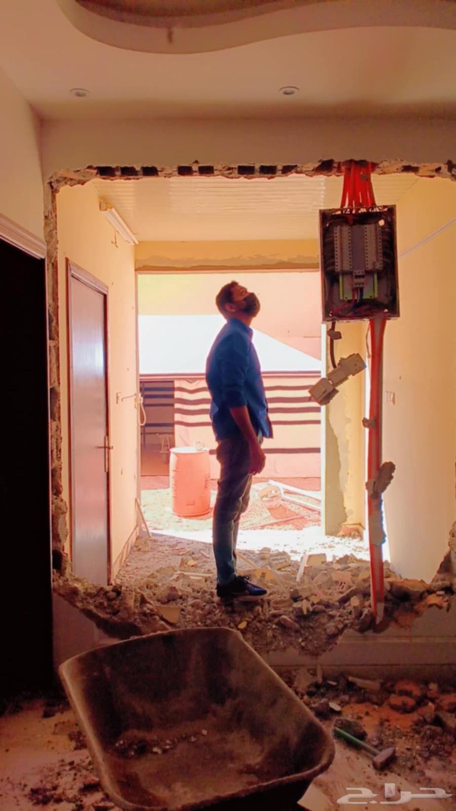 معلم هدم تكسير جدران وخرسانات بريده عمال بناء تليس صبه قصيم64240786283009111