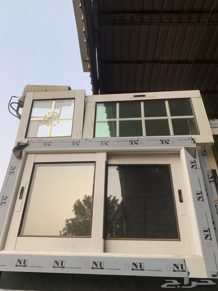 ابواب المنيوم دبل تفصيل مع تركيب64240787648131111